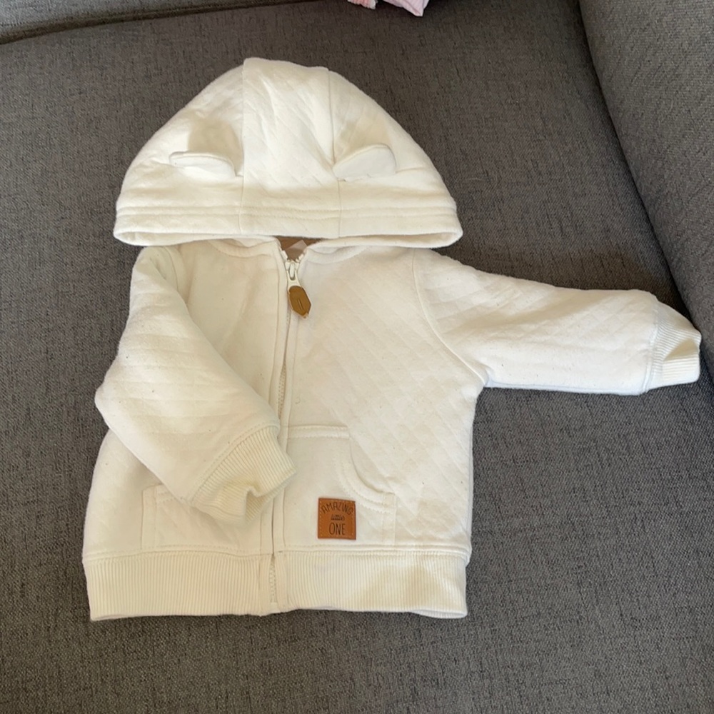 Bear ears baby jacket/sweatshirt